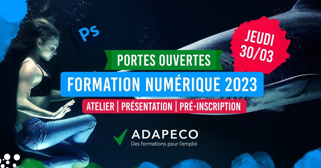 PORTES OUVERTES ADAPECO | Atelier et présentation de notre nouvelle Formation Numérique, qui débutera en MAI 2023 à Arras.