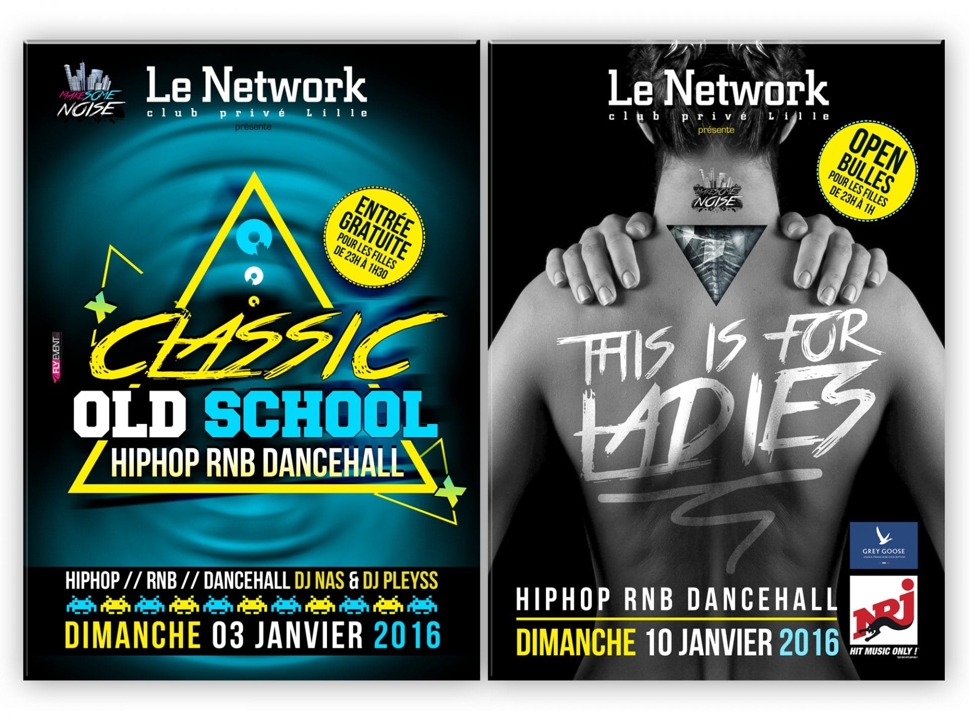 Flyer Soirées HipHop Lille