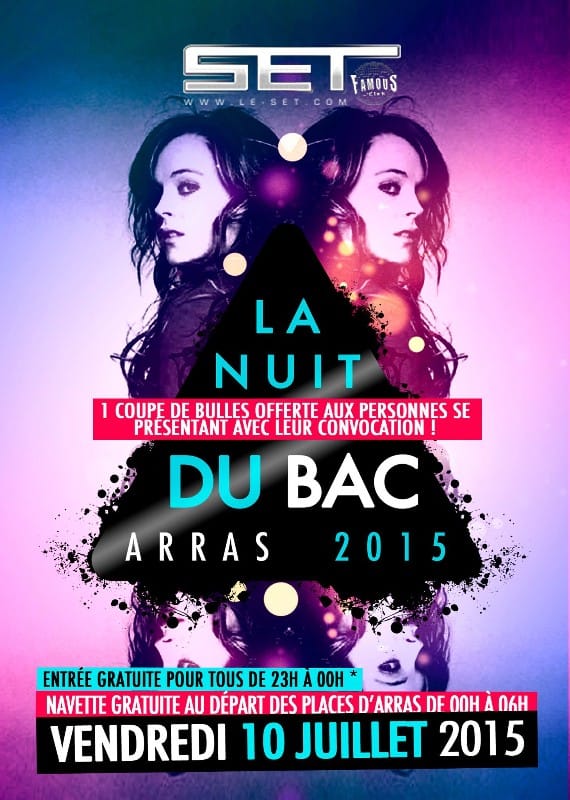 Flyer la nuit du bac