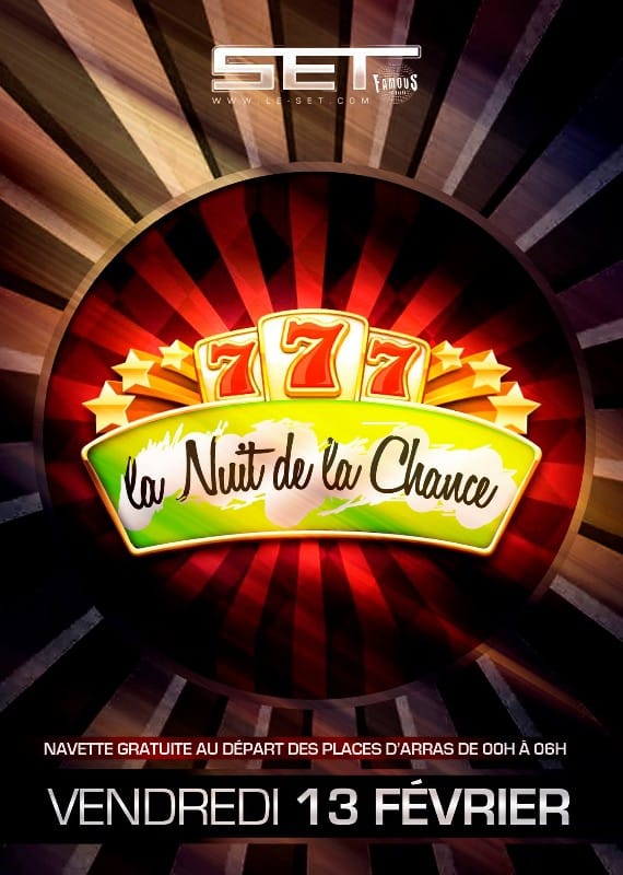 Flyer la nuit de la chance à Arras